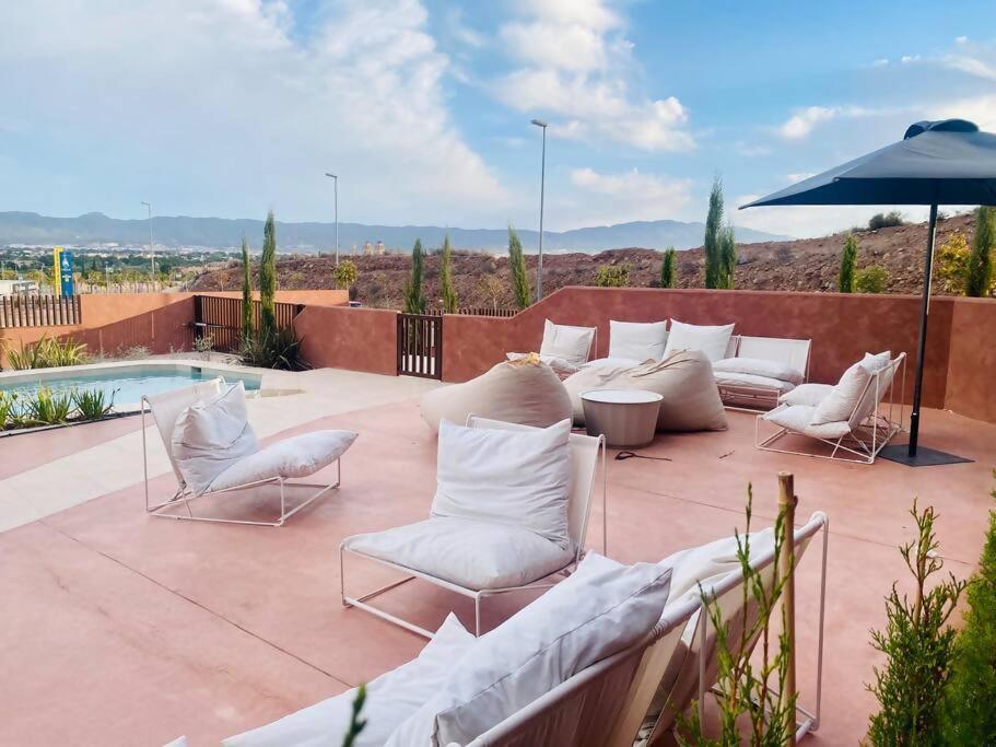 Apartamento Piscina Chic Con Gran Terraza Murcia Exterior foto